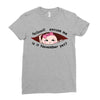 November Peeking Out Asian Baby Girl Ladies Fitted T-Shirt