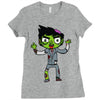 zombie (2) Ladies Fitted T-Shirt