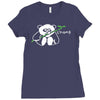 panda Ladies Fitted T-Shirt
