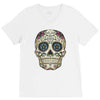 sugar skull V-Neck Tee