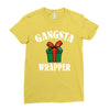 gangsta wrapper Ladies Fitted T-Shirt