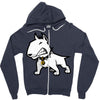 bulldog Zipper Hoodie