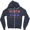 math club hippie hipster Zipper Hoodie