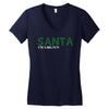 santa i'm a big fun Women's V-Neck T-Shirt