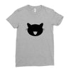 animal black Ladies Fitted T-Shirt