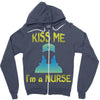 kiss a nurse Zipper Hoodie