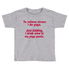 drink wine in ractangle Toddler T-shirt