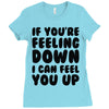 new rude birthday present Ladies Fitted T-Shirt