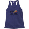 merry crustmas christmas pizza Racerback Tank