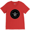 black king V-Neck Tee