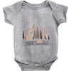 night in the forest Baby Bodysuit