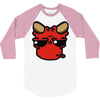 devil face 2 3/4 Sleeve Shirt
