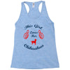 this girl love her chihuahua Racerback Tank