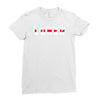 humorous loner Ladies Fitted T-Shirt