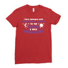 I Love Someone with Gynecologic Cancer to The Moon and Back Ladies Fitted T-Shirt