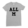 all m Ladies Fitted T-Shirt