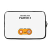 Waiting for Player 3 Gamer Laptop sleeve