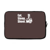 v6 eat sleep shoot Laptop sleeve