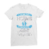 go fishing Ladies Fitted T-Shirt