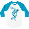 astronaut discus throwing 3/4 Sleeve Shirt