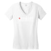 atheist bible lies god sinner agnostic humanist athiest Women's V-Neck T-Shirt