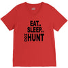 eat sleep hog hunt V-Neck Tee