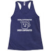over caffeine Racerback Tank