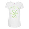 links lawn care Maternity Scoop Neck T-shirt