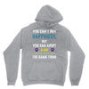 you can't buy happiness, but you can adopt a cat and that's pretty muc Unisex Hoodie