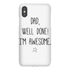 dad, well done! i'm awesome iPhoneX