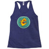 angry goldfish cartoon Racerback Tank