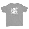 eat plants lift heavy Youth Tee
