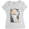 burton's scream Women's Triblend Scoop T-shirt
