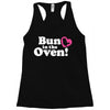 Bun in the Oven with Heart Baby Girl Racerback Tank