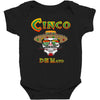 cinco de mayo badass skull Baby Bodysuit