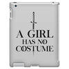 a girl has no costume (black) iPad 3 and 4 Case