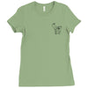 erica costell goat pocket Ladies Fitted T-Shirt