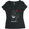 pregnant rex Women's Triblend Scoop T-shirt
