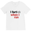 funny i fartlek V-Neck Tee