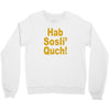 hab sosli' quch! klingon funny geek nerd sci fi alien conventions shir Crewneck Sweatshirt