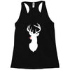 deer skull christmas Racerback Tank