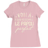 voila a quoi ressemble le papou parfait2 Ladies Fitted T-Shirt