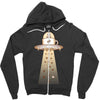 alien coffee invasion Zipper Hoodie