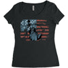 us flag Women's Triblend Scoop T-shirt