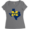 texas for michigan - limited edition Women's Triblend Scoop T-shirt