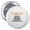 October Girl Hated By Many Pin-back button