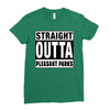 straight outta pleasant parks Ladies Fitted T-Shirt