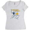 fantasy football Women's Triblend Scoop T-shirt