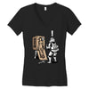 metal wars solid Women's V-Neck T-Shirt