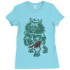 hul kat Ladies Fitted T-Shirt